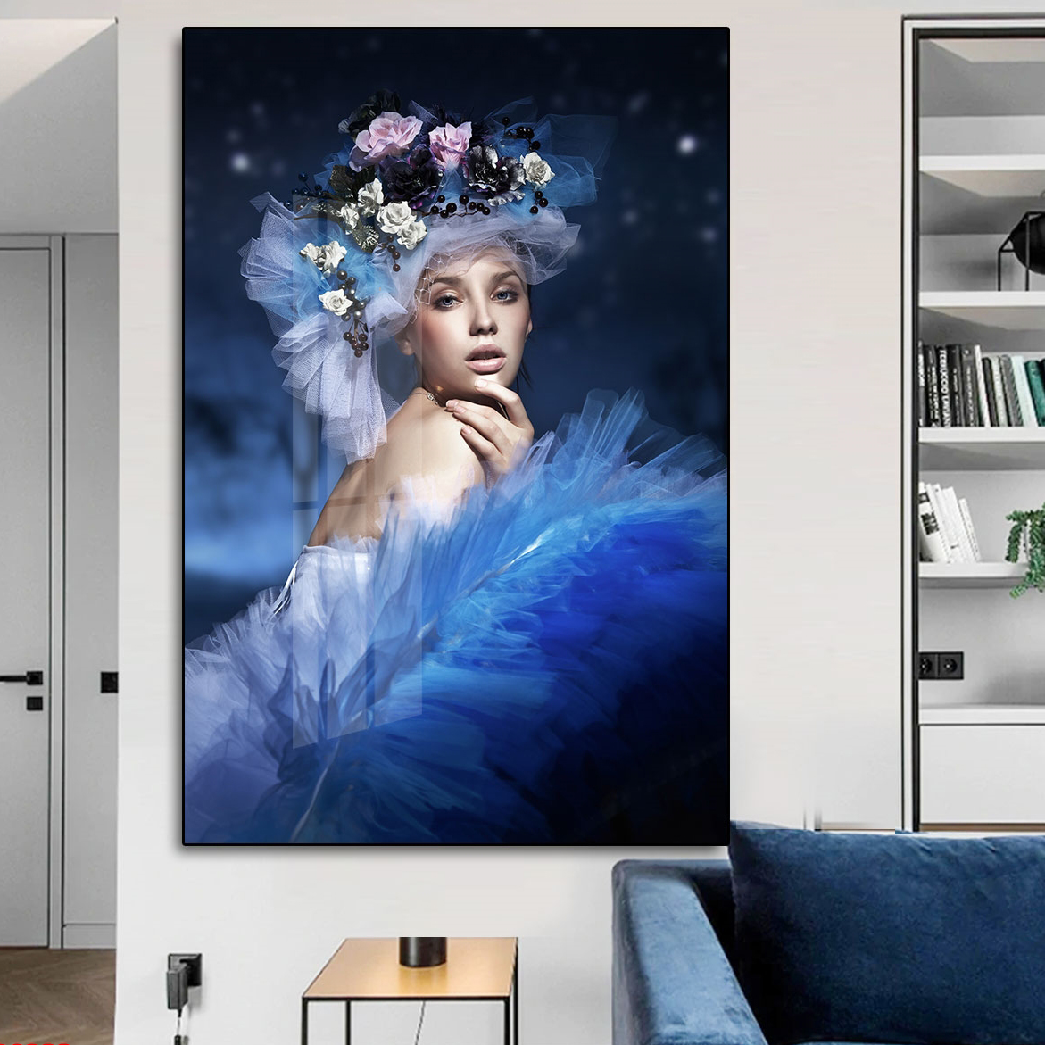 Tranh In Vải Canvas Khung Composite Cao Cấp - Tranh Đơn Cô Gái Hiện Đại Xinh Đẹp Giá Rẻ
