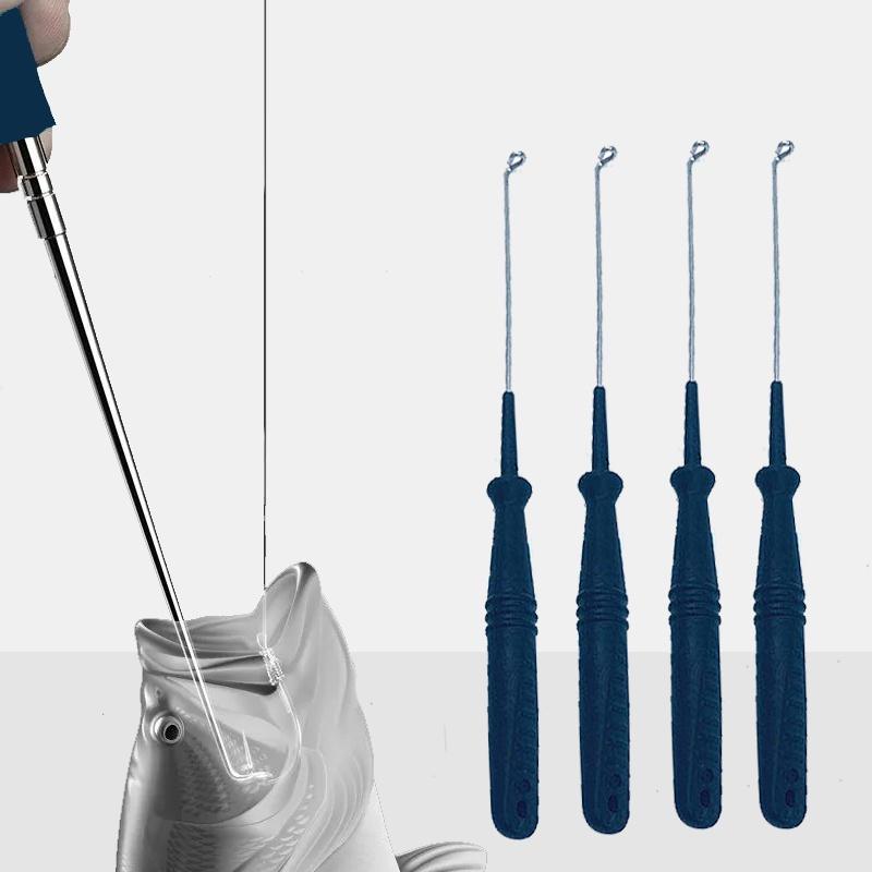 Stainless Steel Safety Extractor Fishing Hook Detacher Remover Rapid Decoupling Device for Fishing Tools Portable Fishing Tackle