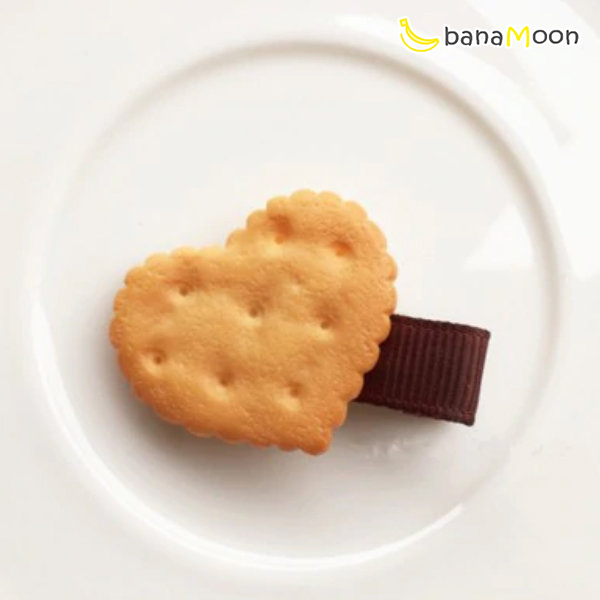 Kẹp tóc mái họa tiết cookie đáng yêu