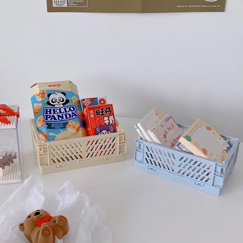 Giỏ đựng mỹ phẩm để bàn Mini đa năng tiện dụng