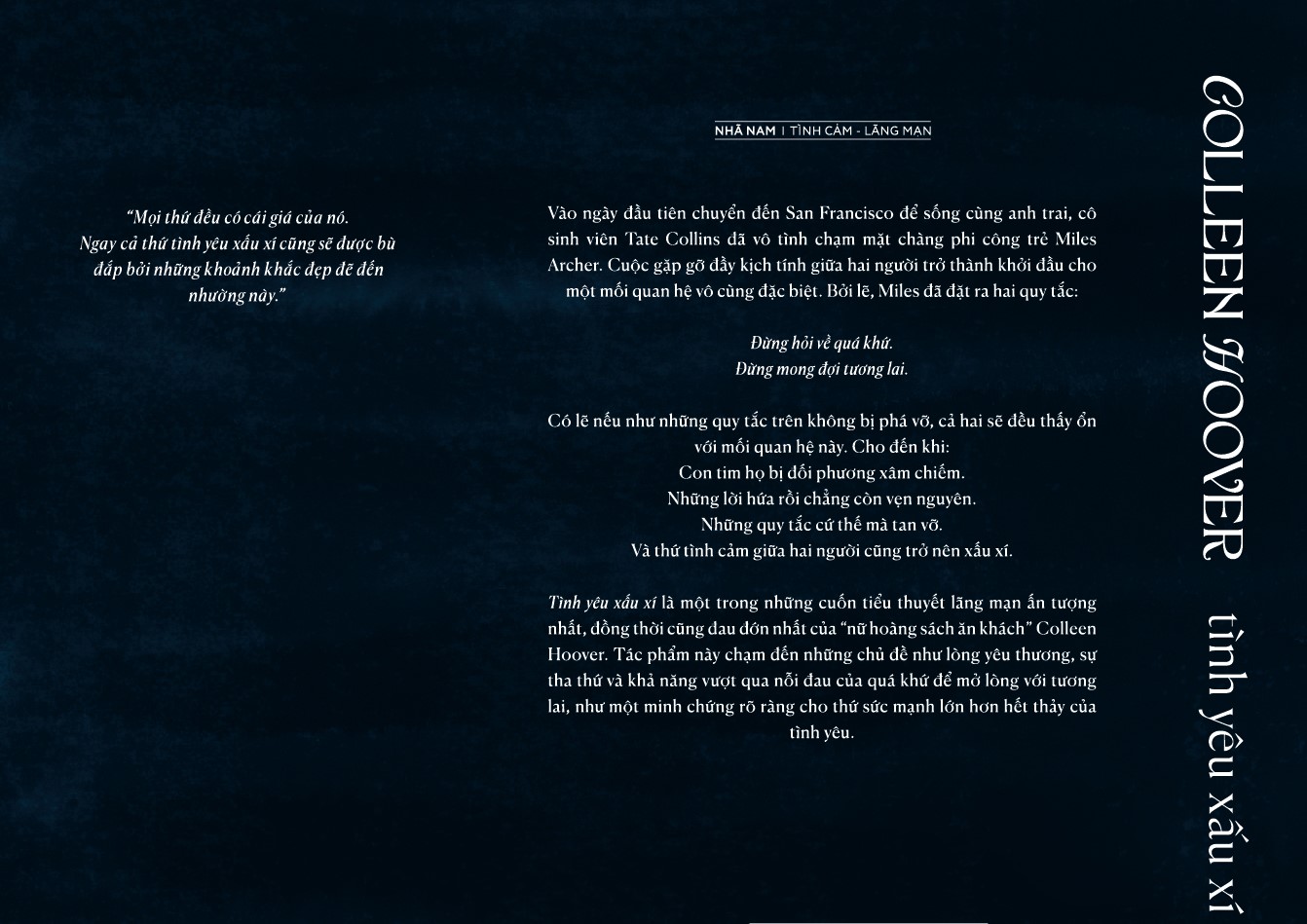 Sách - Tình yêu xấu xí ( Colleen Hoover) (Nhã Nam Official)