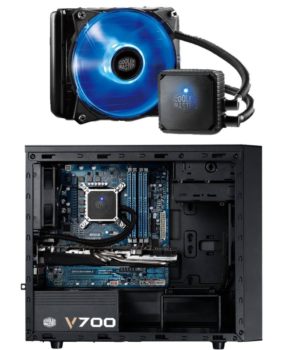 Tản nhiệt nước CPU Cooler Master LIQUID COOLING SEIDON 120V PLUS - Hàng Chính Hãng