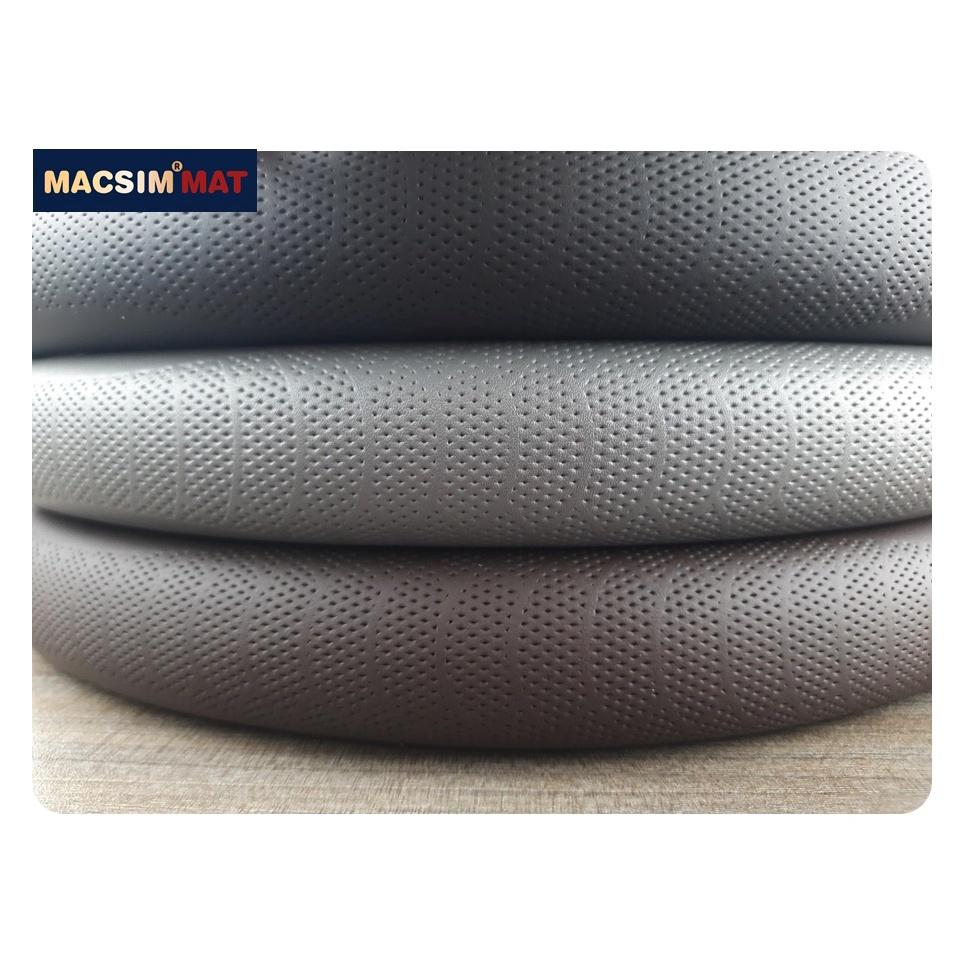 Bọc vô lăng cao cấp Macsim L202 chất liệu da thật - Khâu tay 100% size M