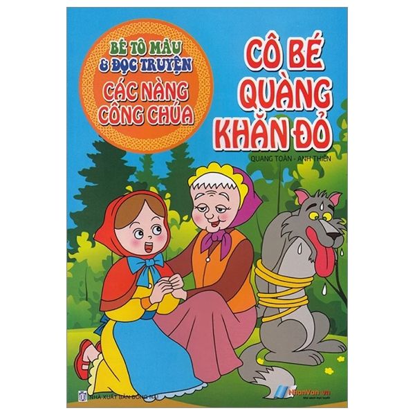 Bé Tô Màu &amp; Đọc Truyện Các Nàng Công Chúa - Cô Bé Quàng Khăn Đỏ