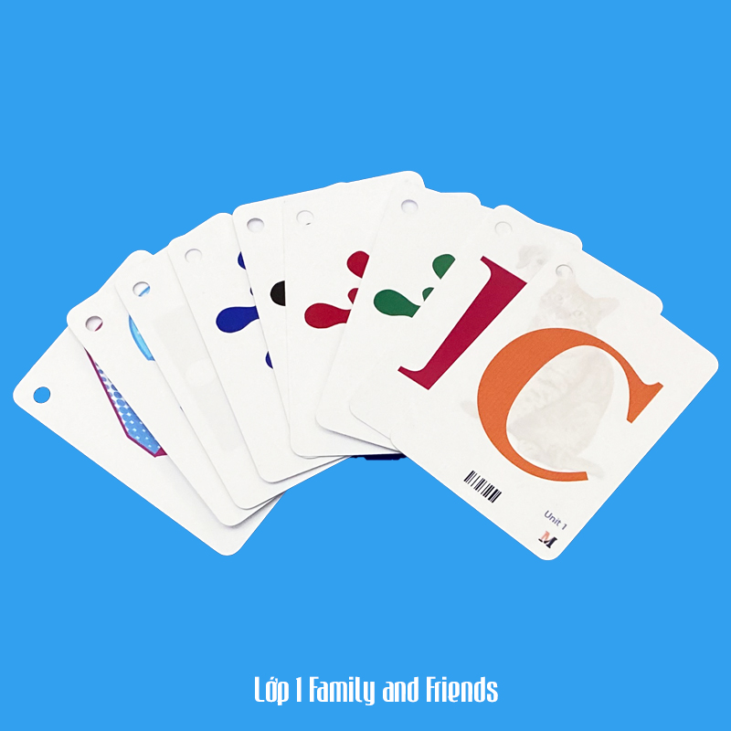 Flashcard Tiếng Anh Family and Friends lớp 1, có phát âm, hình ảnh sinh động