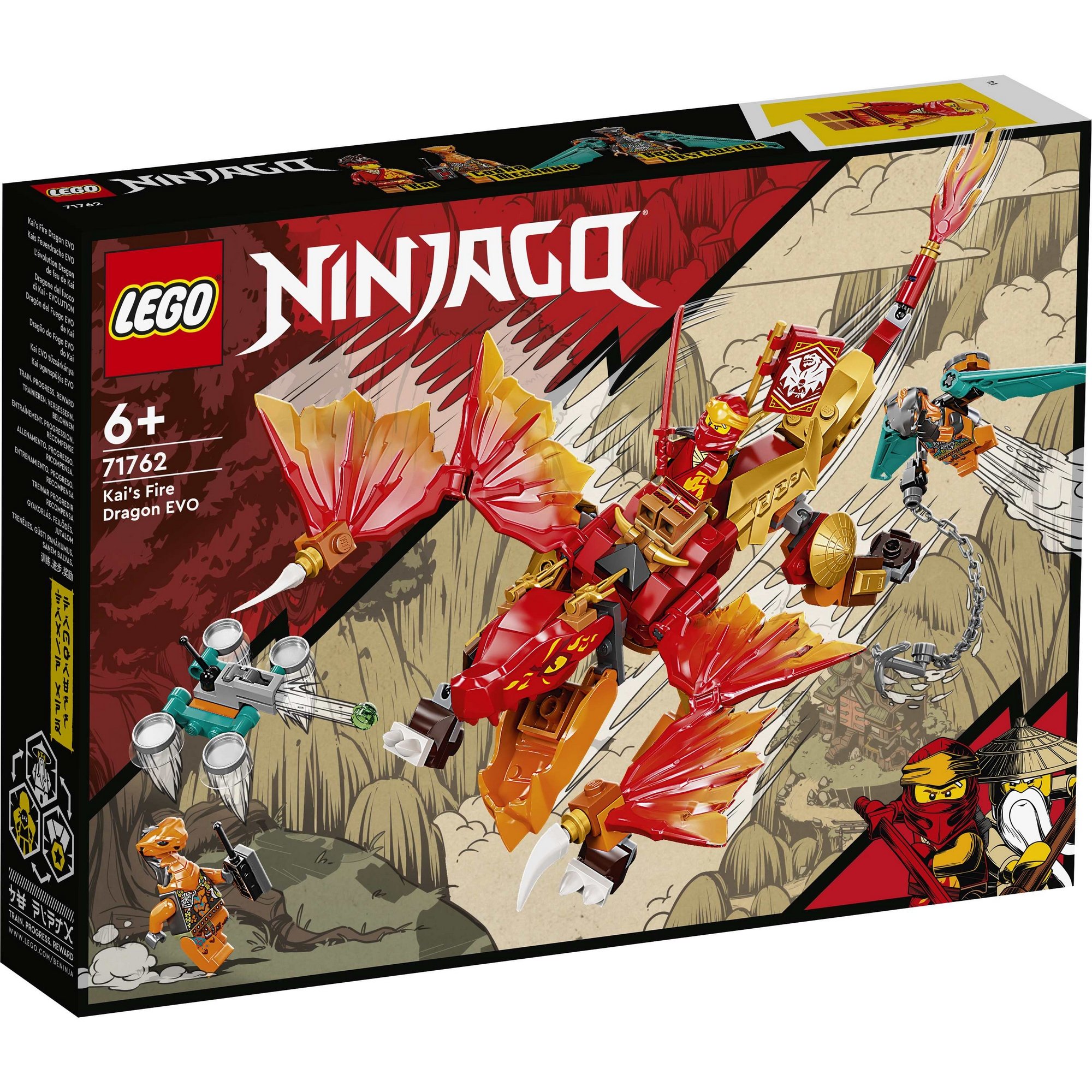 LEGO Ninjago 71762 Rồng lửa tiến hóa của Kai (204 chi tiết)