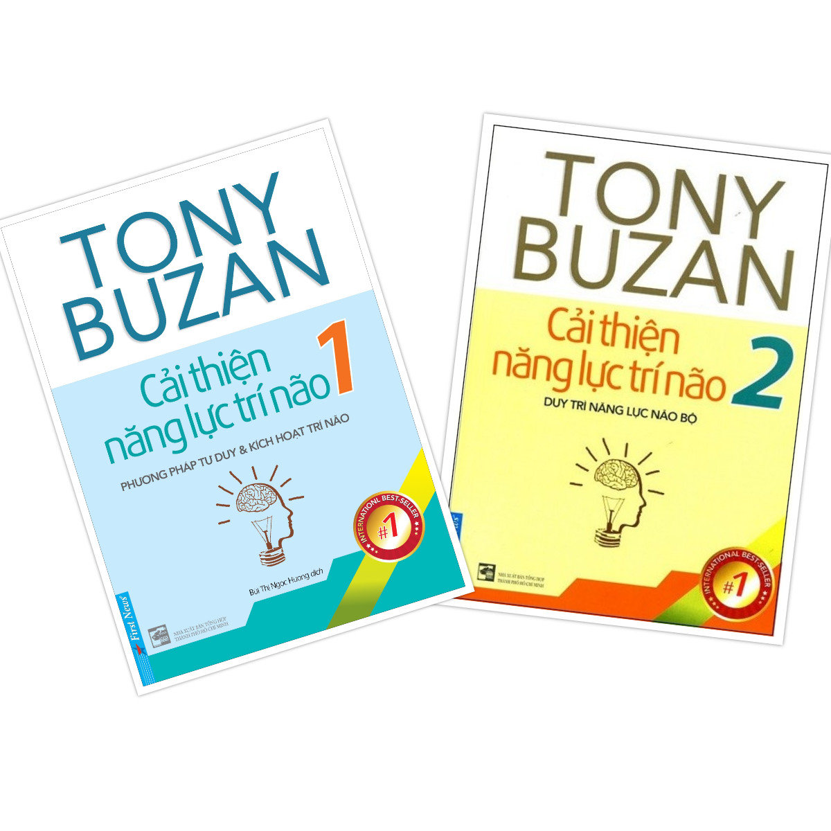 Combo Tony Buzan Cải thiện năng lực trí não 1+ 2 (Phương pháp tư duy & kích hoạt trí não + Duy trì năng lực não bộ)