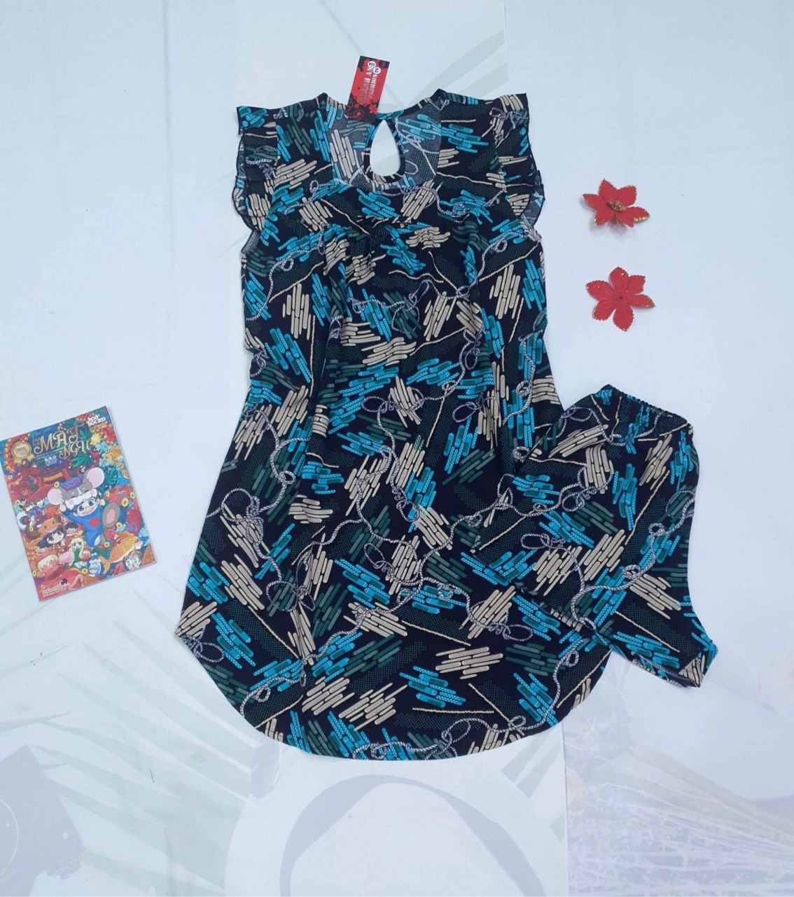 [40-70kg] Đầm Nữ Mặc Nhà Shop Khánh An, Đầm Tole (Lanh) 2 Da Bigsize Kèm Quần Đùi Mặc Trong, Có Túi Sâu 2 Bên Đầm