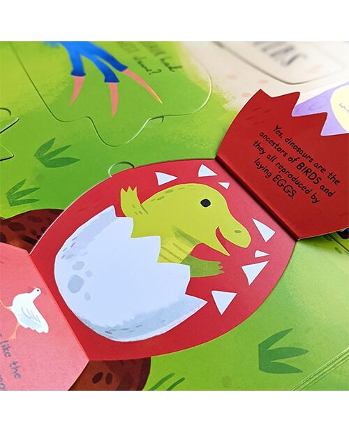 Large Question &amp; Answer Flap Book -Dinosaurs by Kathryn Selbert