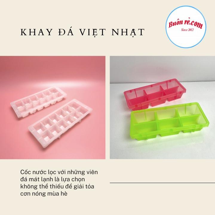 Khay làm đá, khuôn thạch 6 viên và 12 viên (MS 6960/6961) nhựa Việt Nhật, vỉ đá làm khuôn kẹo dẻo -Buôn rẻ 01638