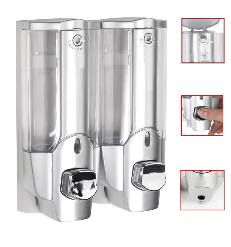 Hộp Đựng Nước Rửa Tay Loại Bình Đơn Nhấn Treo Tường Cao Cấp