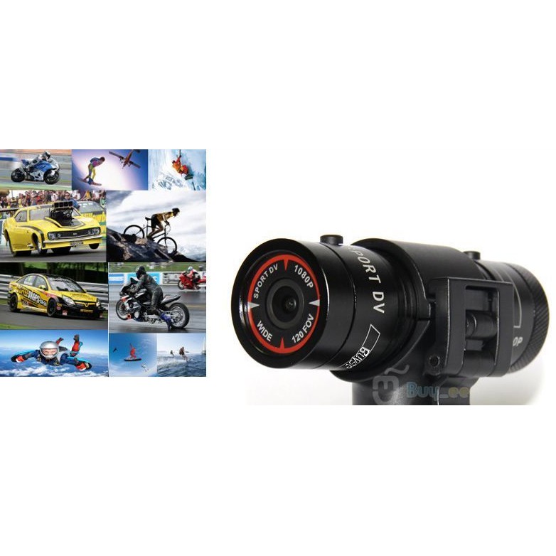 Camera Sport ghi hành trình xe đạp xe máy Dạng ống nhòm M500 quay Full HD 1080P 30FPS 720P 60 FPS