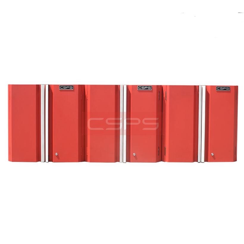 Tủ treo tường 2 cánh mở màu đỏ CSPS 61cm W x 35cm D x 61cm H