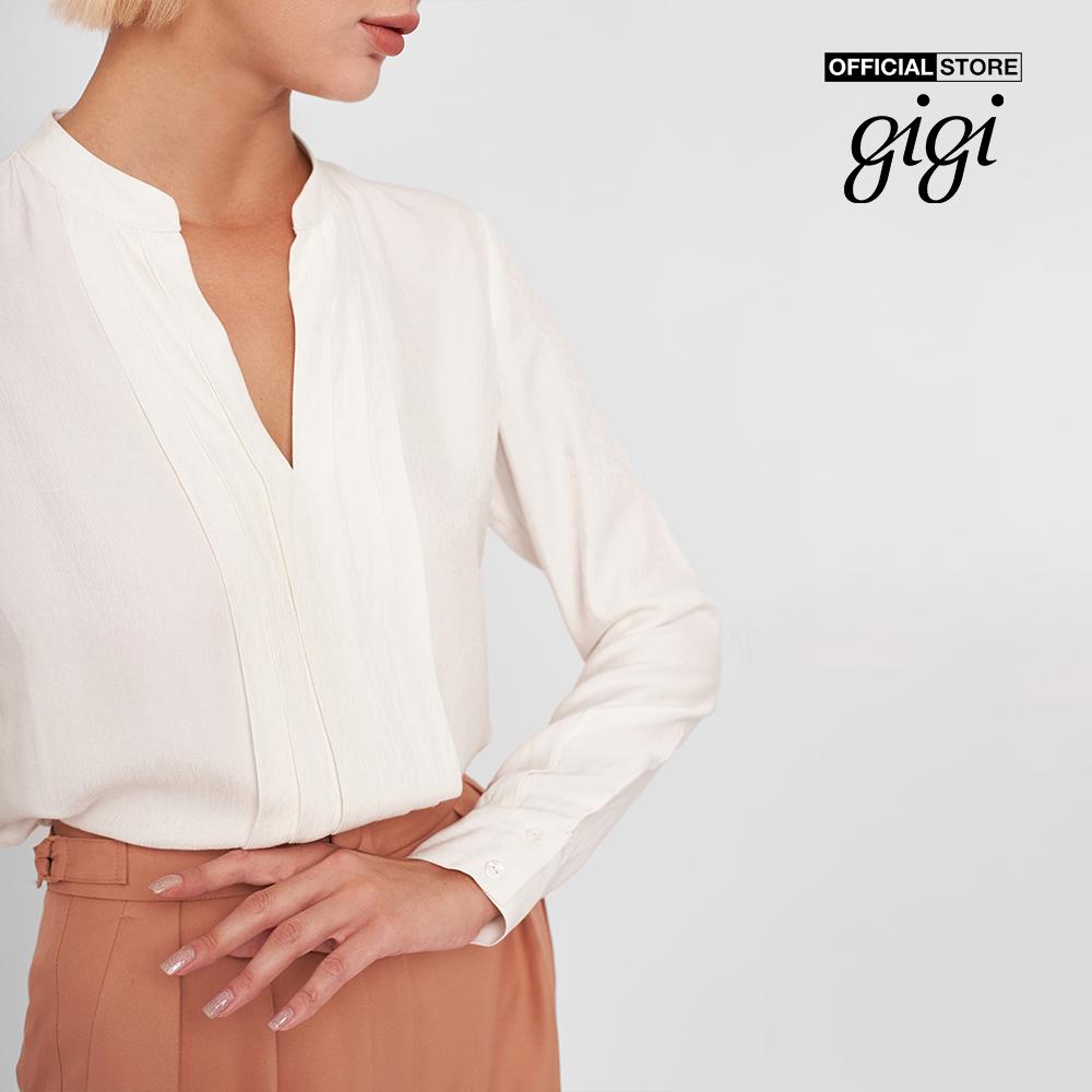 GIGI - Áo kiểu nữ tay dài cổ trụ thời trang G1108B211271