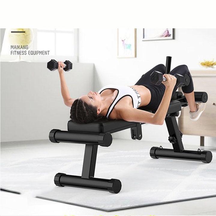 Ghế tập gym gấp gọn - ghế tập bụng đa năng tại nhà - dụng cụ thể hình
