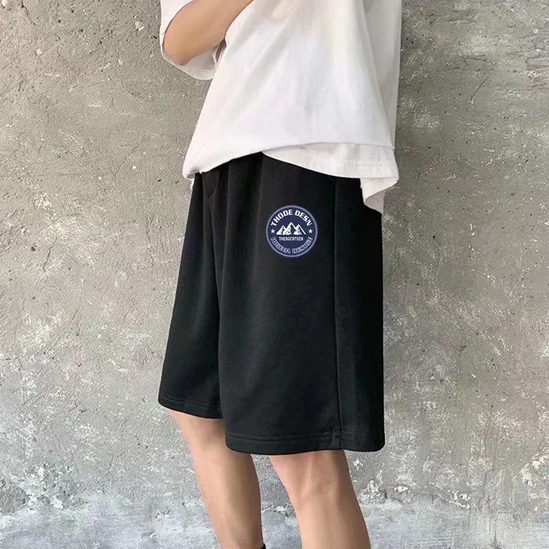 Quần Short Thể Thao Rút Dây In Họa Tiết Dãy Núi Tuyết Cho Nam Size M-5XL