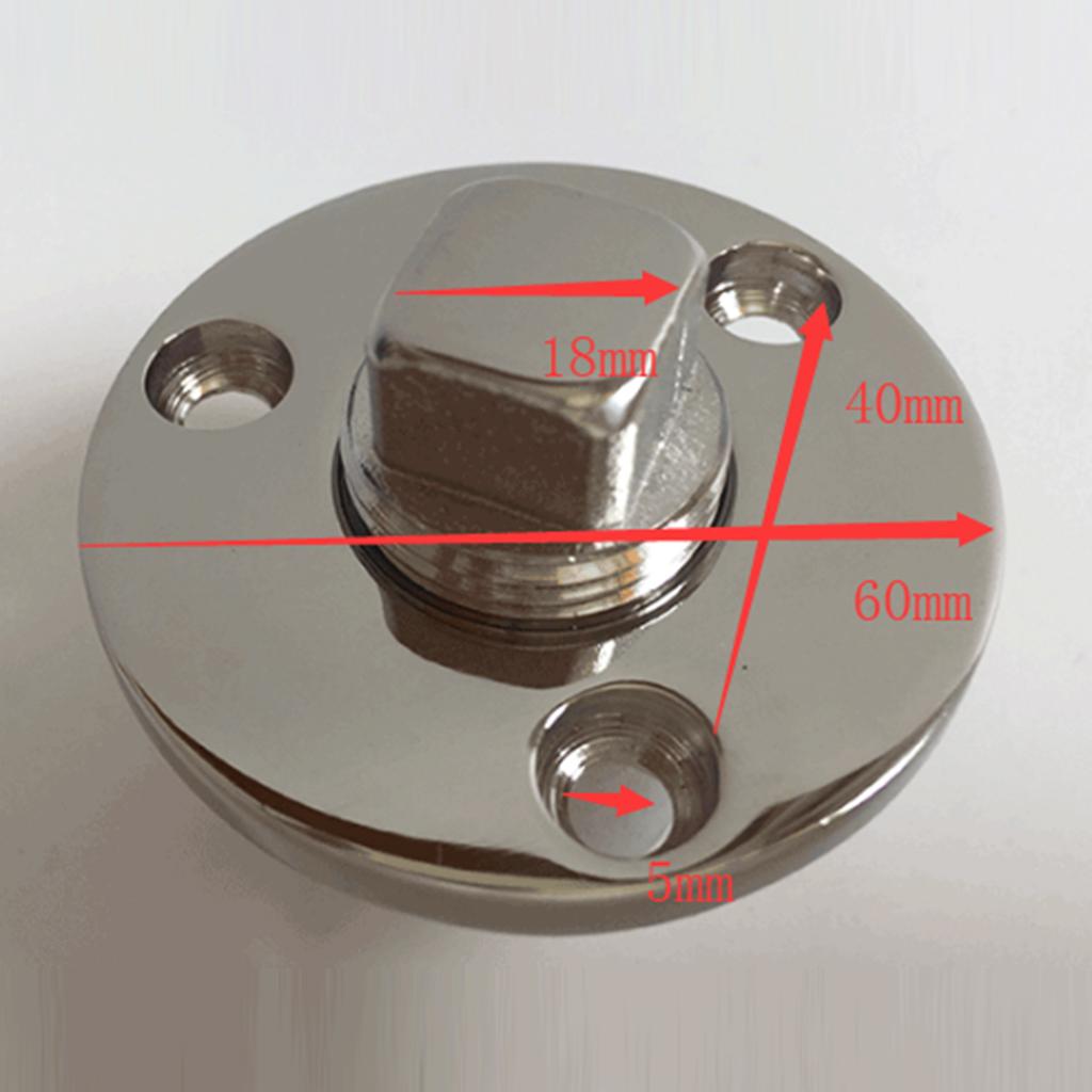 Stainless Steel Garboard Drain Plug Boats For 1 '' Diameter Hole