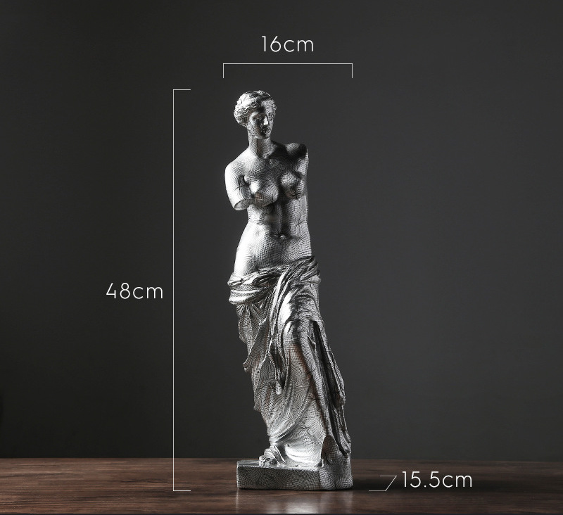 Tượng Thần Vệ Nữ Venus Cao Cấp - Décor Nội Thất, Để Bàn, Kệ Tủ
