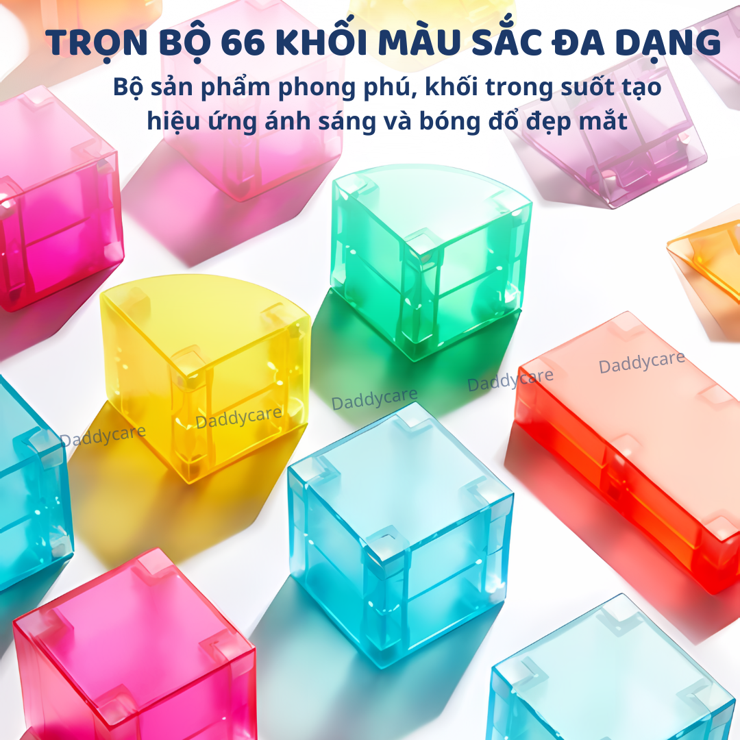 Bộ xếp hình nam châm hình khối Mideer Creative Magnetic Building Blocks, đồ chơi lắp ghép cho bé
