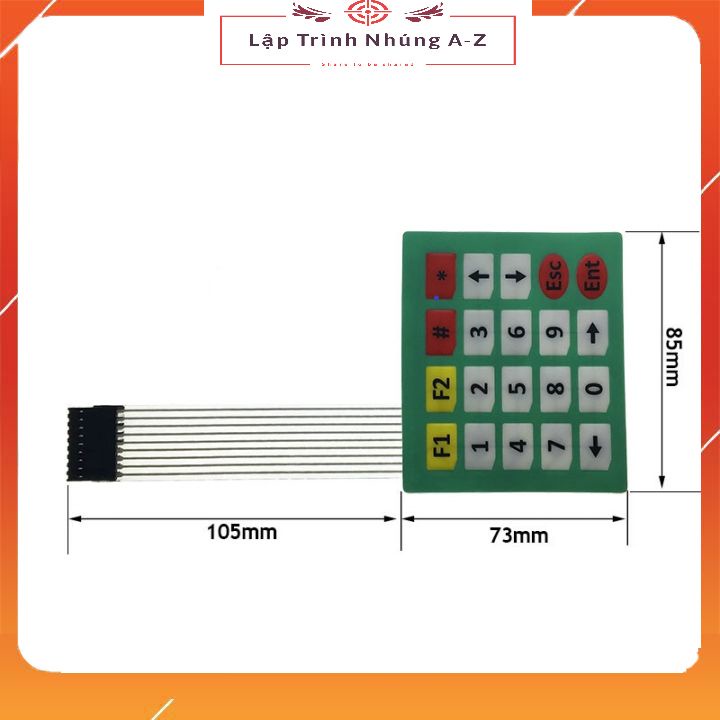 [Lập Trình Nhúng A-Z][117] Bàn Phím Ma Trận Keypad 4*4/1*4/3*4/4*5