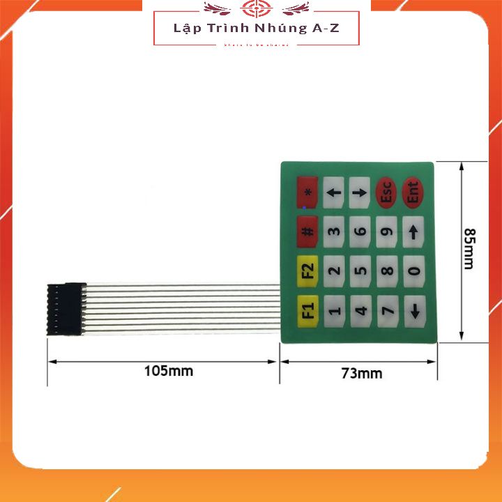 [Lập Trình Nhúng A-Z][117] Bàn Phím Ma Trận Keypad 4*4/1*4/3*4/4*5