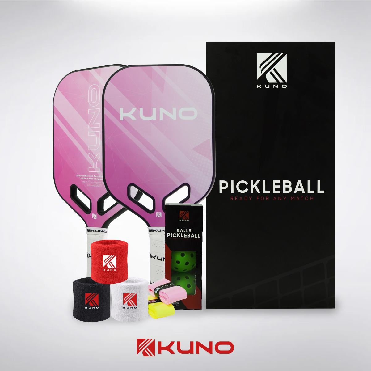 Vợt Pickleball KUNO Utra 2.0 Chính Hãng, phù hợp mọi người chơi, dòng vợt đúc ép nóng cao cấp bền bỉ