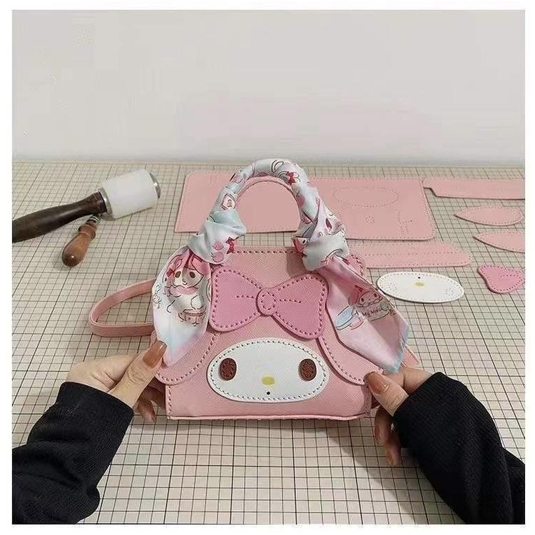 (Có video HD) Túi handmade tự làm DIY Sanrio My Melody Kuromi đáng yêu dễ thương quà tặng cho người yêu bạn gái