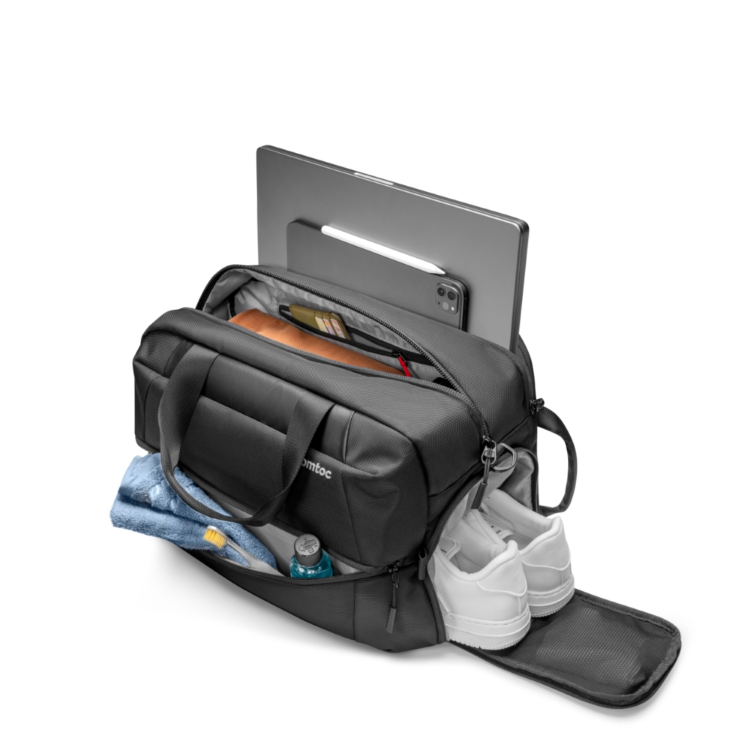 Túi Xách Tomtoc Navigator - T31 Travel Duffel Black T31M1D1
