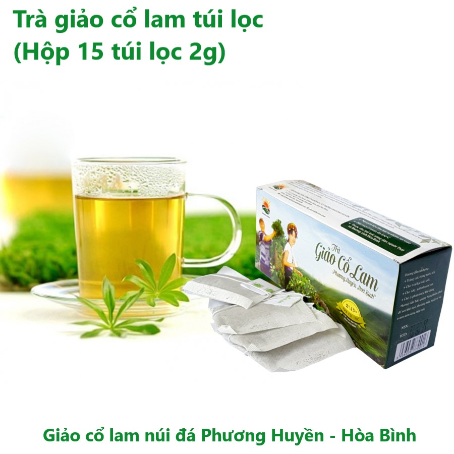 Hộp Trà giảo cổ lam túi lọc Phương Huyền 30g (15 túi x 2g)