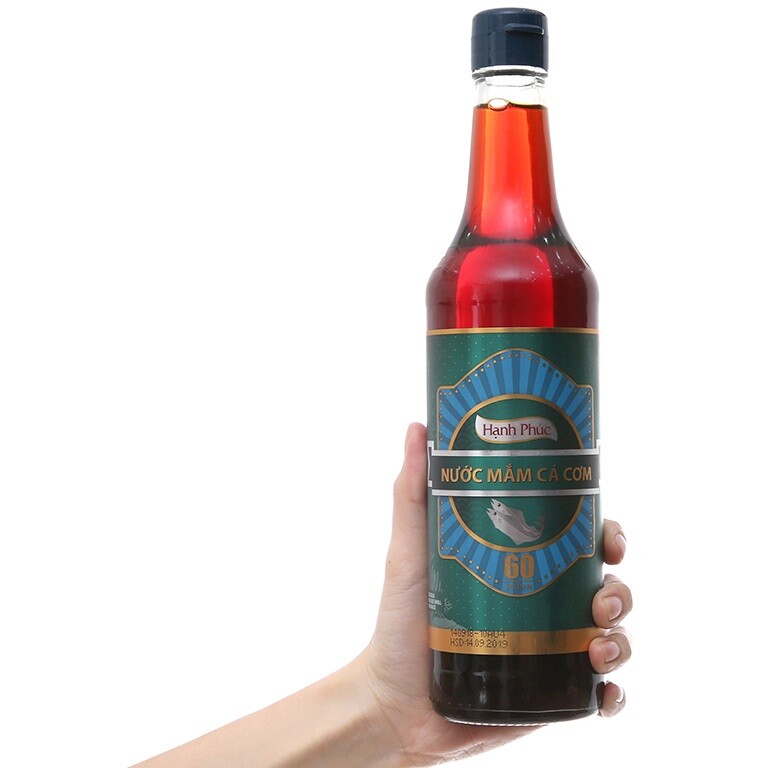 Nước mắm Hạnh Phúc 60 độ đạm Chai 500ml