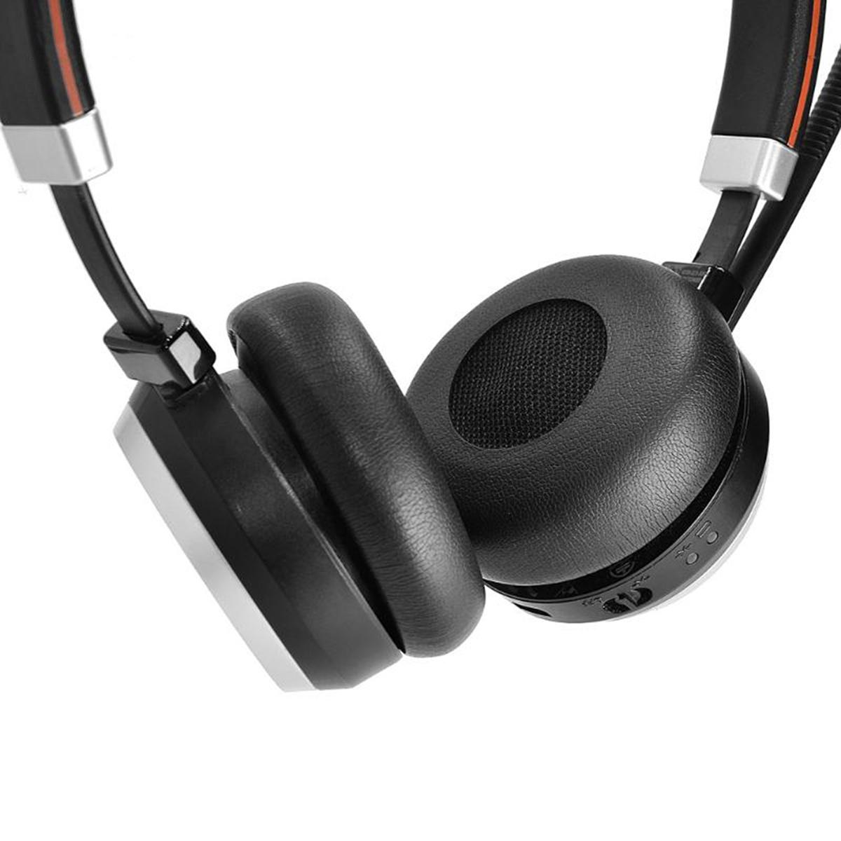 2 Chiếc Thay Thế Earpad Miếng Đệm Tai Bao Da-Jabra Evolve 20 20Se 30 30II 40 65 Đệm Xốp Mềm Cup Earpad Bao