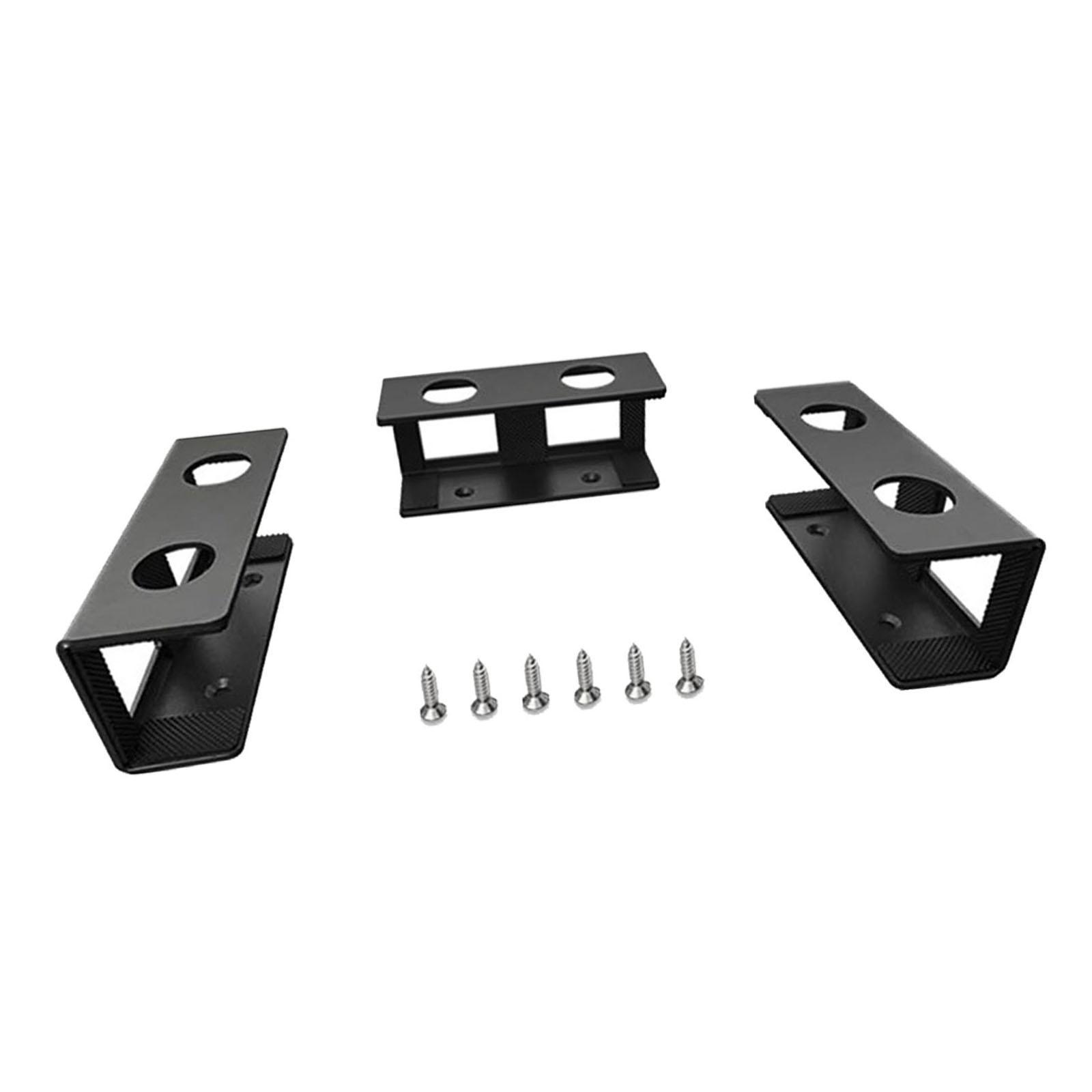 3x under Desk Laptop Mount Brackets Stand Set Heavy Duty Laptop Holder Mount