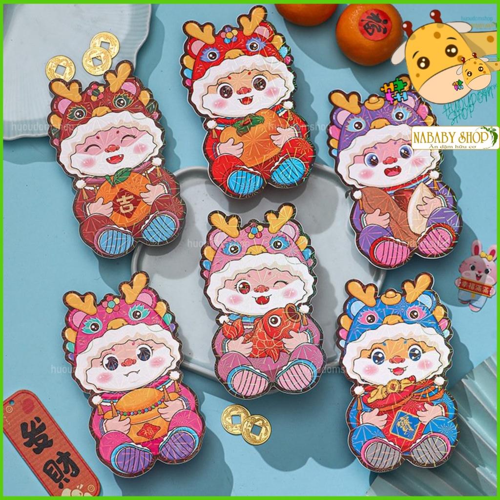 [Mẫu mới] Bao lì xì tết hoạt hình phản quang loại xịn, tết lì xì chibi 2024, lì xì 2024 bán chạy