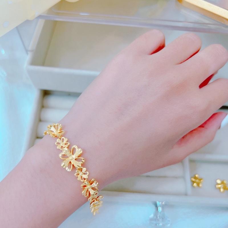 Lắc tay xuping mạ vàng 24k không đen không gỉ