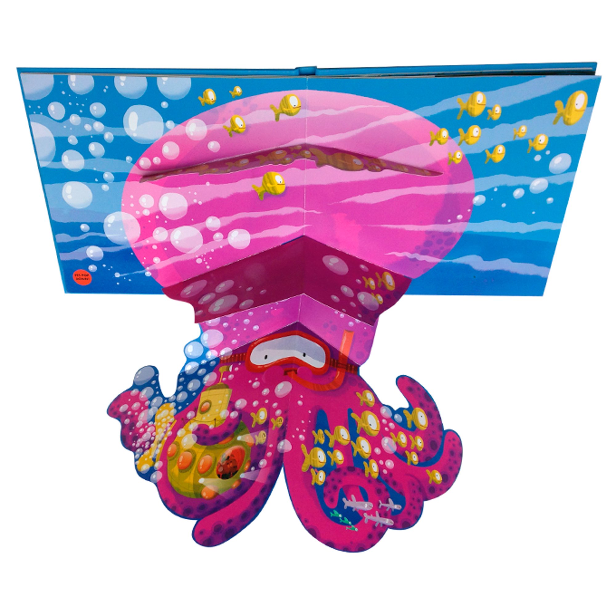 Sách tương tác - Cuộc Đua Khinh Khí Cầu - Sách lật mở Pop Down 3D cho bé