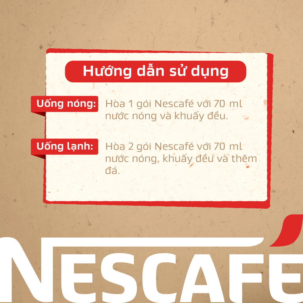 [Tặng bộ 3 hũ gia vị] Combo 2 Bịch Cà phê hòa tan NESCAFÉ 3IN1 VỊ KEM SỮA Bịch 24 gói ĐẬM VỊ SỮA, CHUẨN CÀ PHÊ