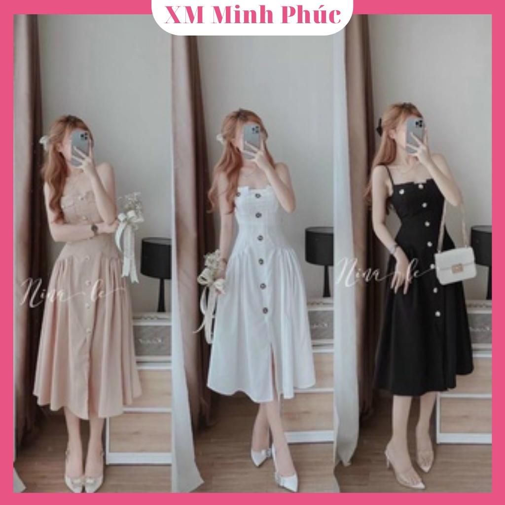 FREE SHIP Đầm 2 Dây Đuôi Cá Thiết Kế Maxi Dáng Dài Trễ Vai Đi Biển Dạo Phố Sang Chảnh Thời Trang Váy Nữ KIM GIA DS