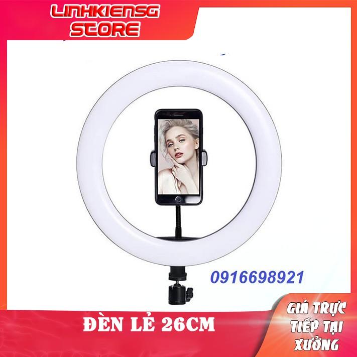 Đèn lẻ Led 26cm Có Kẹp Điện Thoại và Bi cầu Dây remote livestream