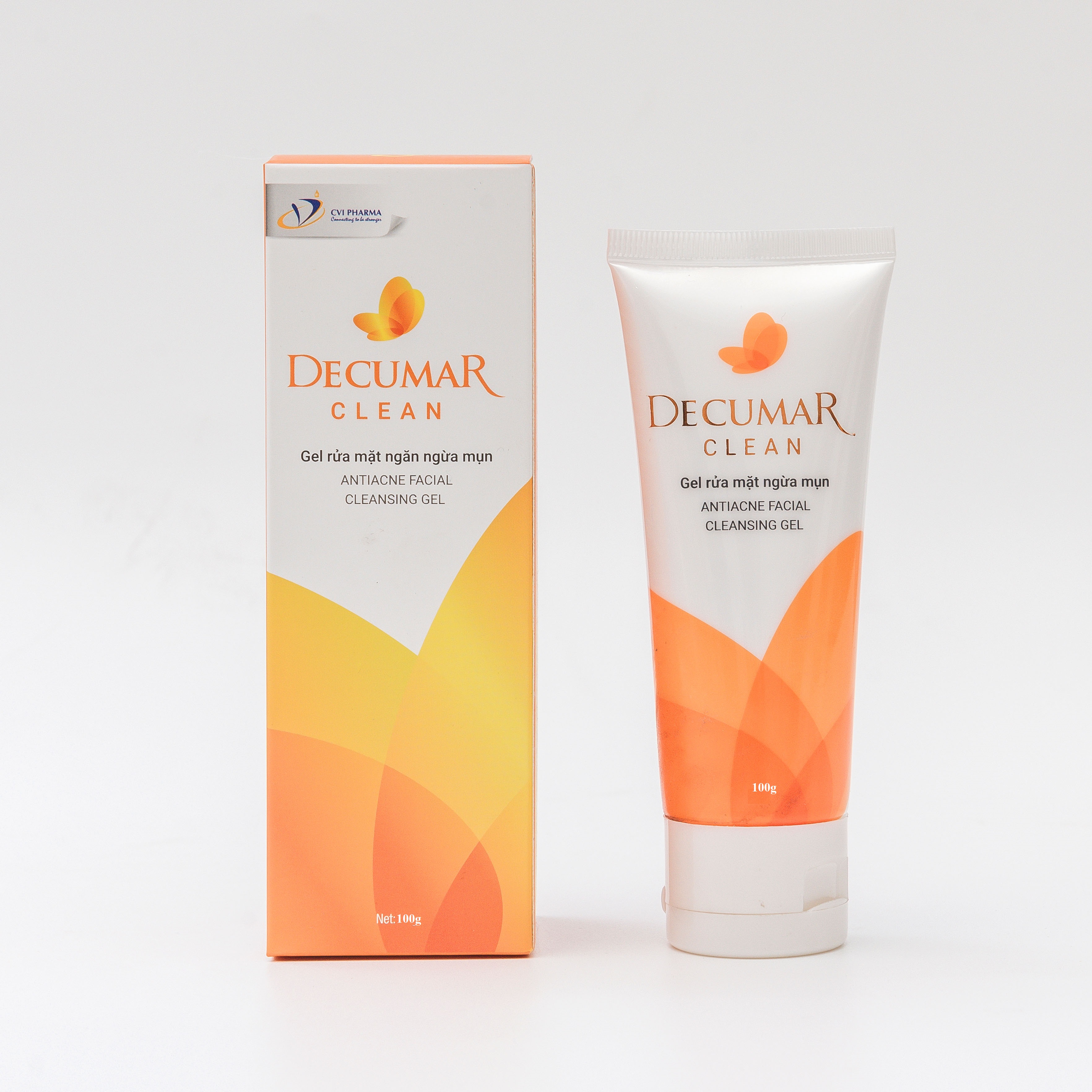 Bộ trị mụn Decumar (gồm 01 Gel trị mụn Decumar New 20g, 01 Gel rửa mặt ngừa mụn Decumar Clean 100g)