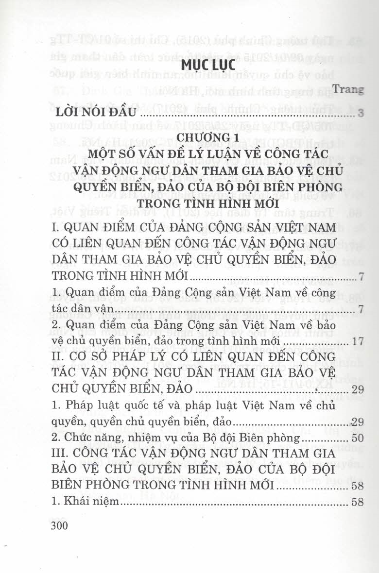 Công Tác Vận Động Ngư Dân Tham Gia Bảo Vệ CQ Biển, Đảo Của Bộ Đội Biên Phòng Trong Tình Hình Mới (Sách Chuyên Khảo)