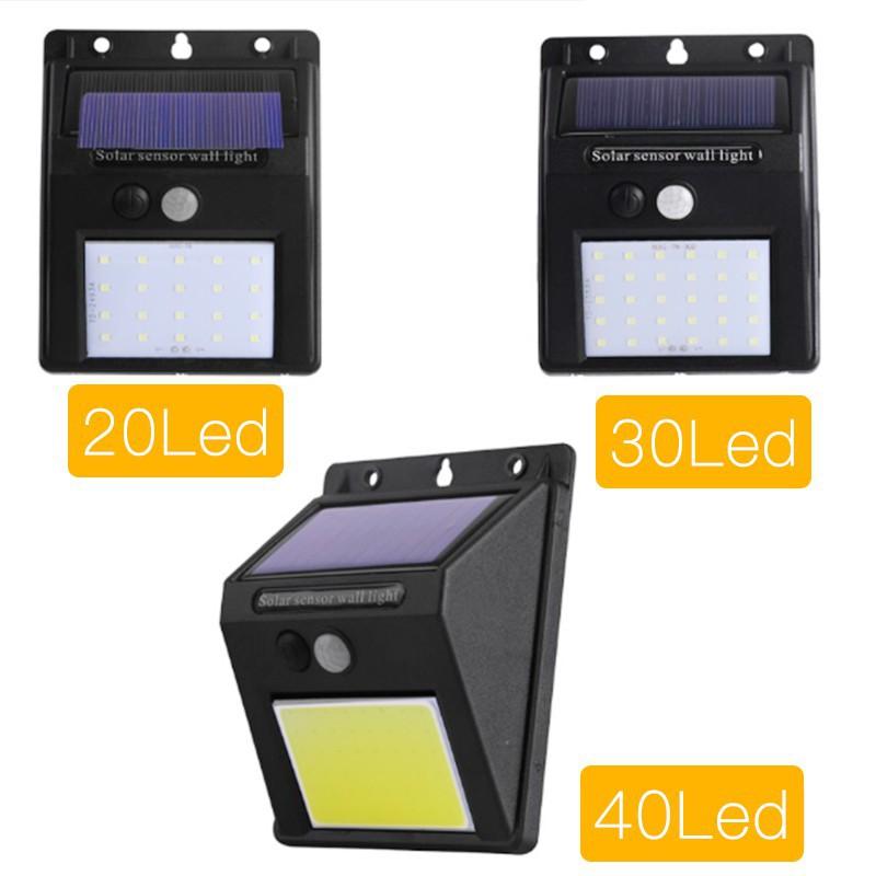 Đèn Led Gắn Tường 20 Bóng 30led 40led 48led Cảm Biến Chuyển Động Chống Nước