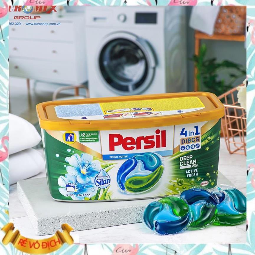 Viên giặt xả thông minh Persil Discs 4in1,Hàng nội địa Đức,Châu Âu 