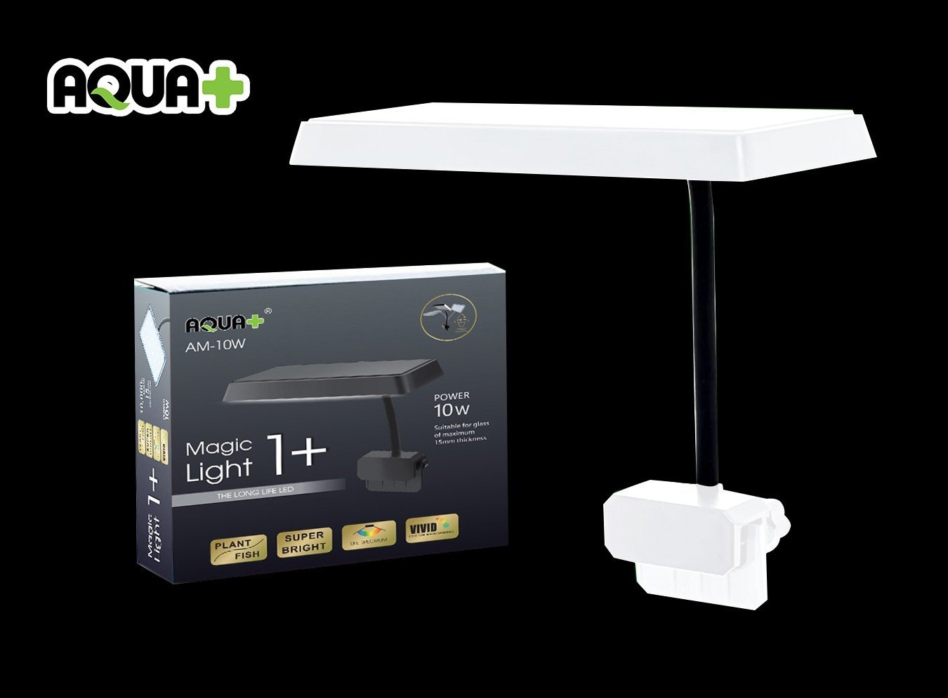 Đèn Led kẹp thanh bể cá cảnh Magic Light 1+