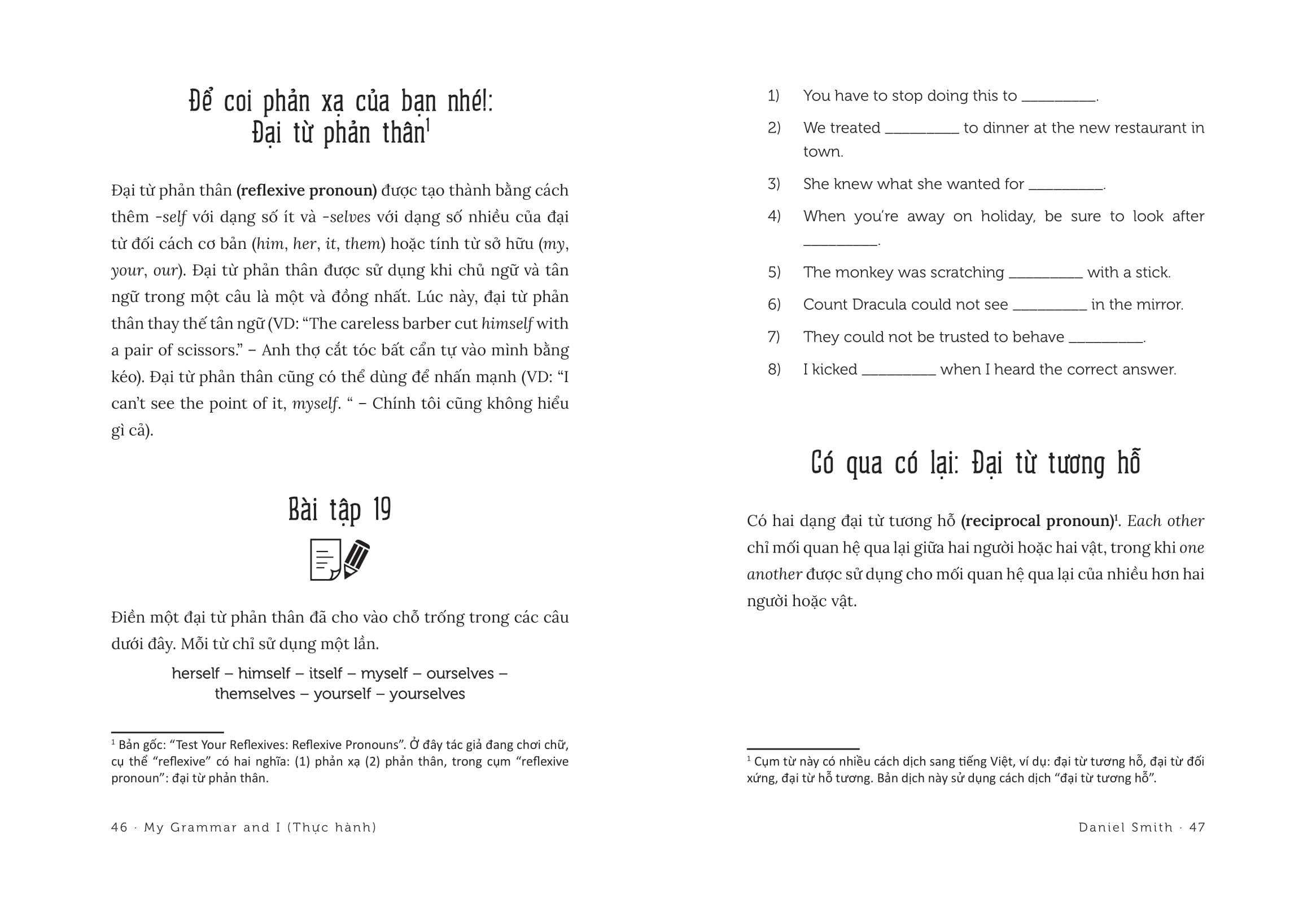 My Grammar And I - Thực Hành