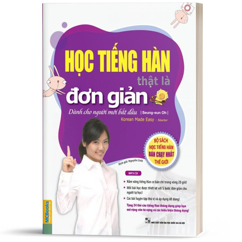 Sách - Học Tiếng Hàn Thật Là Đơn Giản Dành Cho Người Mới Bắt Đầu