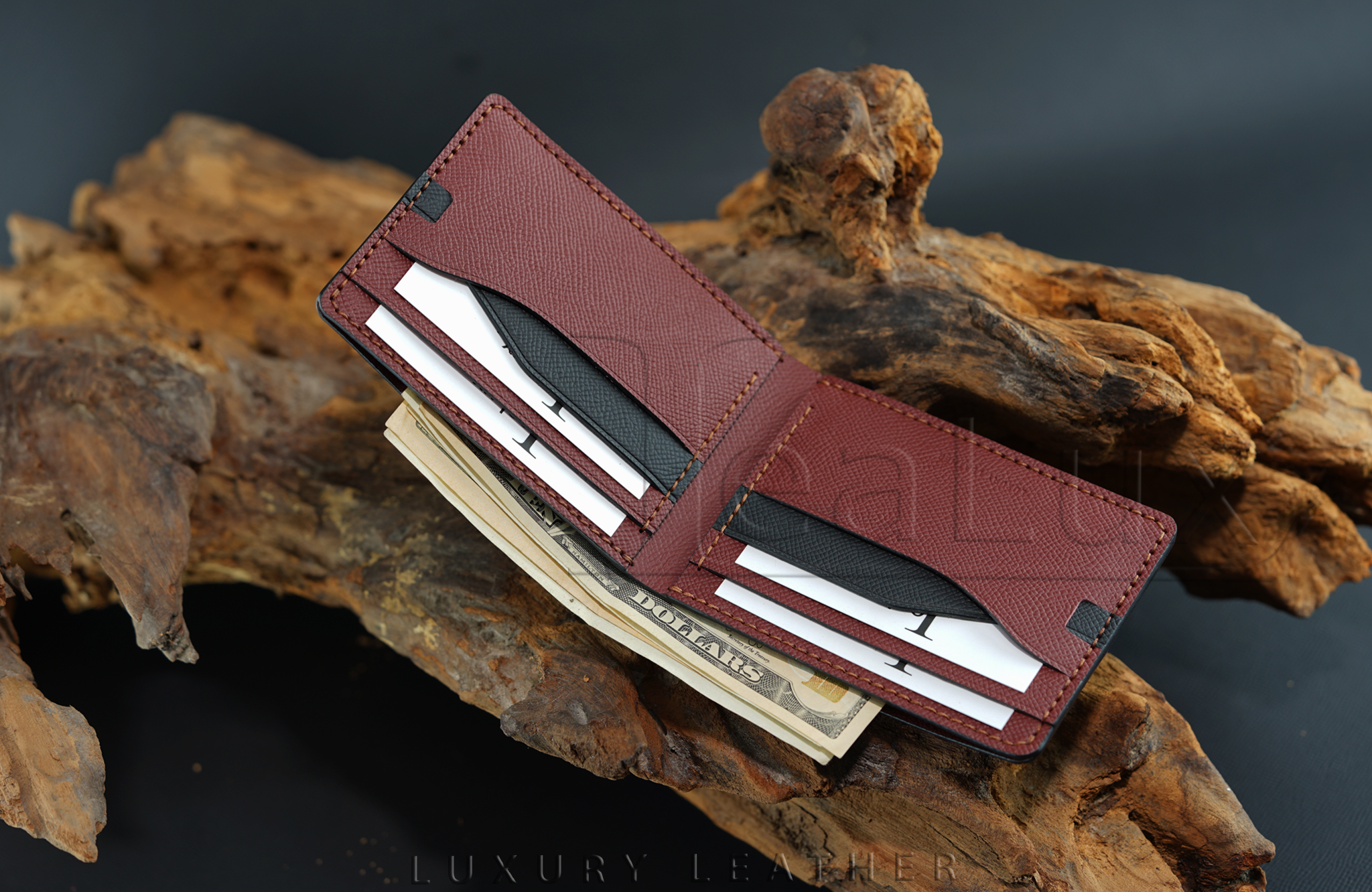 Ví Nam Da Epsom Dáng Ngang Handmade Lealux Epsom Wallet 2