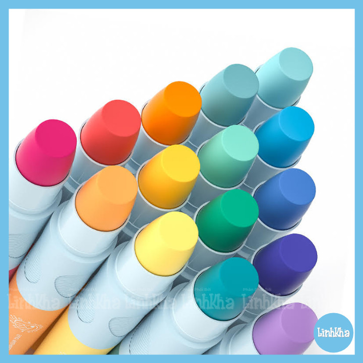 Bút Sáp Vặn Cỡ Lớn Cho Bé Tập Vẽ Hộp 12 Màu - Mideer Silky Crayon 12 colours