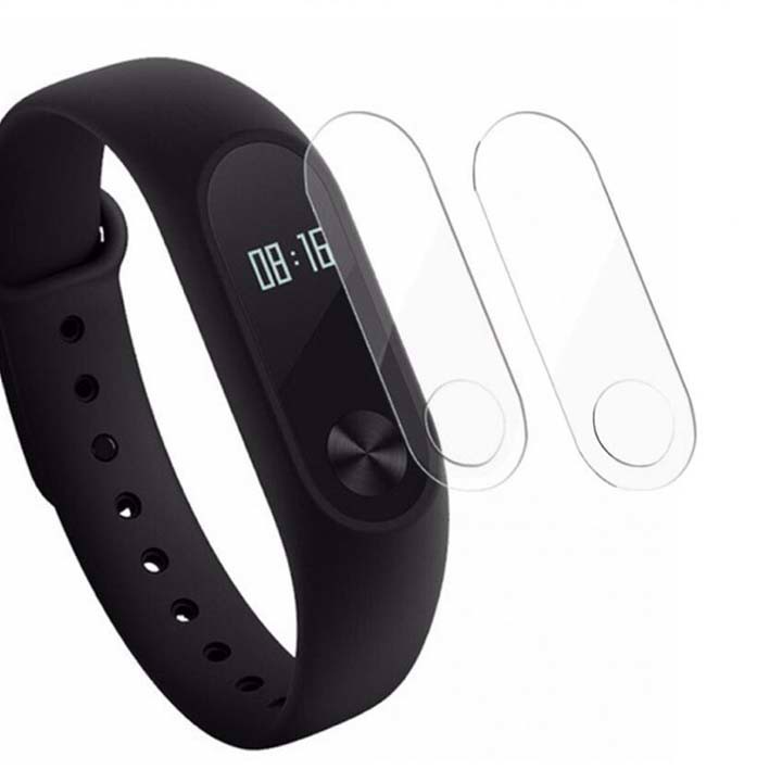 Bộ 2 miếng dán màn hình cho các dòng Xiaomi Miband 2 / Miband 3 / Miband 4  Mijobs trong suốt - Hàng nhập khẩu