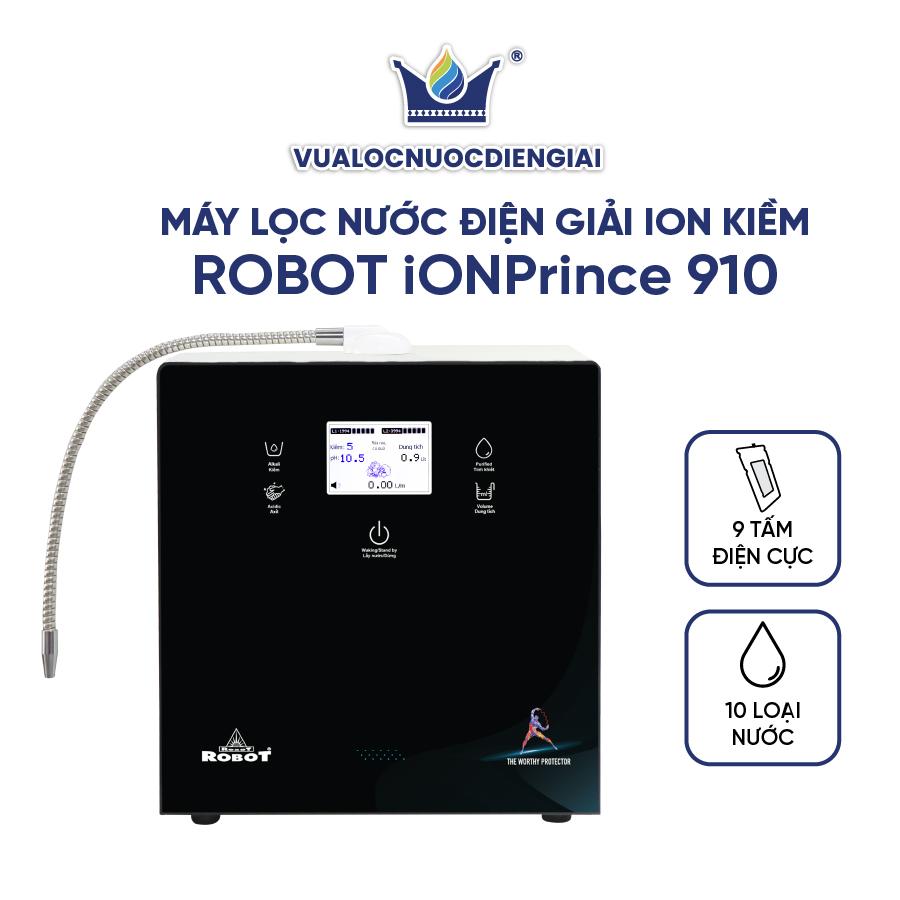 Máy Lọc Nước Điện Giải Ion Kiềm ROBOT IonPrince 910 - Hàng Chính Hãng