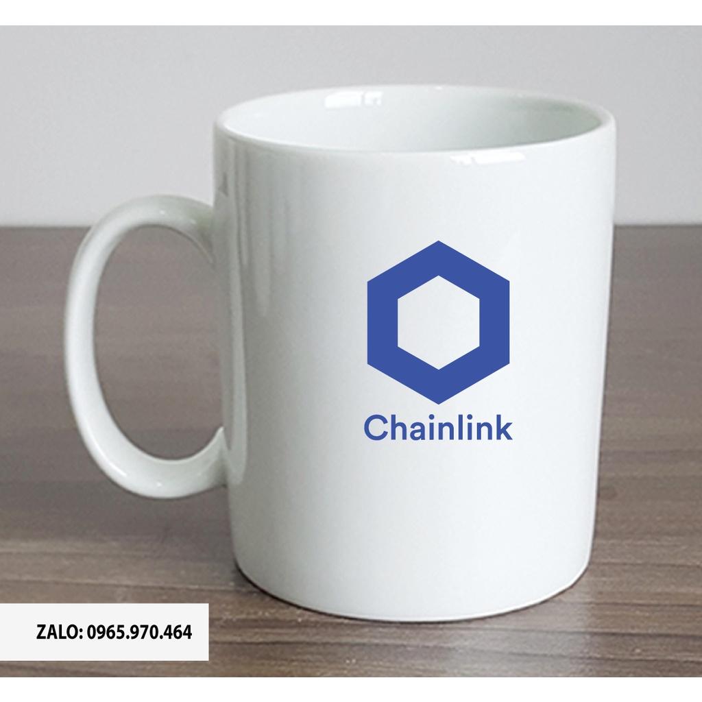 Ly Sứ Có Quai Họa Tiết Đồng Coin CHAINLINK - In hình lên ly sứ, cốc theo yêu cầu của bạn - IN HÌNH LÊN LY LỚP, CÔNG TY